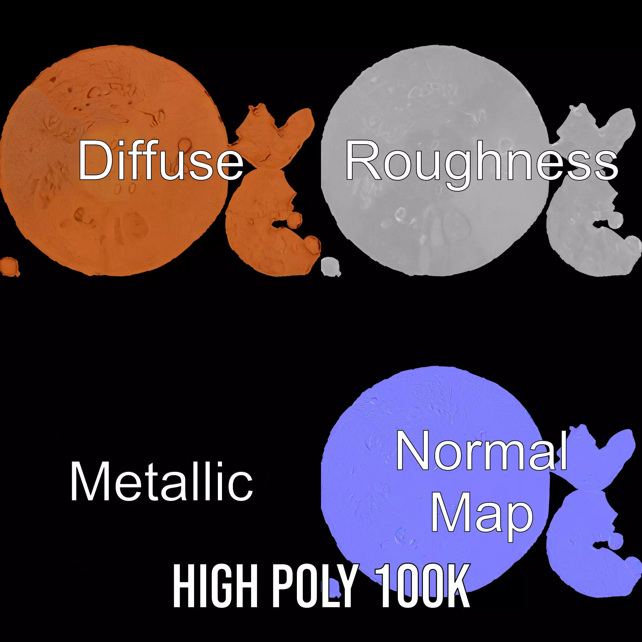 Rustic Boulder model pack Texture_3