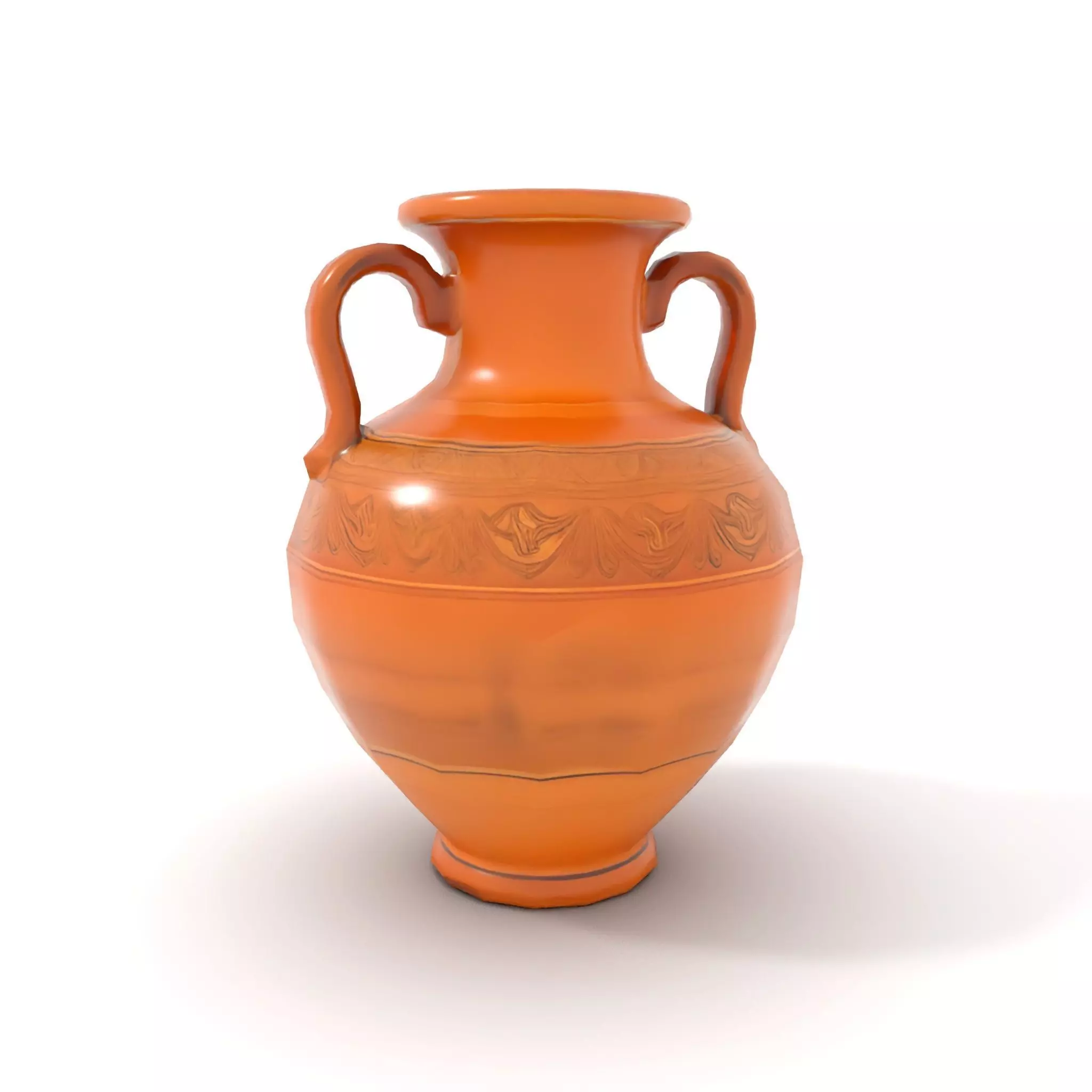 Terracotta Amphora model pack Low-poly 3D model_7