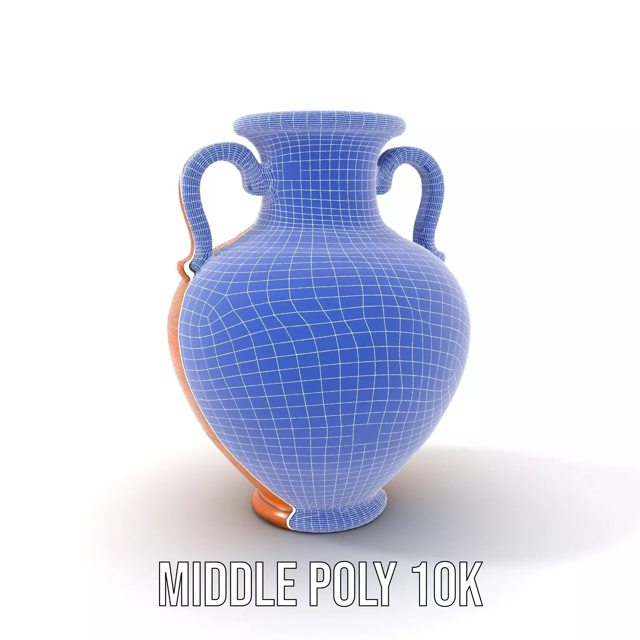 Terracotta Amphora model pack Low-poly 3D model_21
