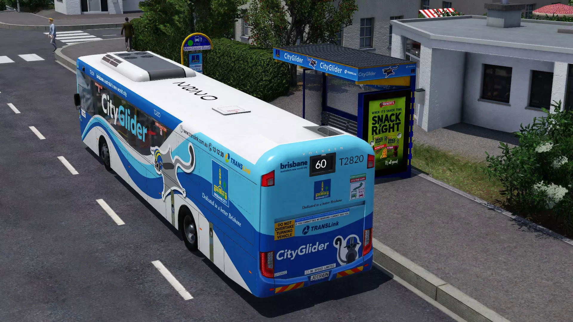 Australian Volvo B7RLE Volgren Optimus Bus 3D Model GameReady Low-poly 3D model_3