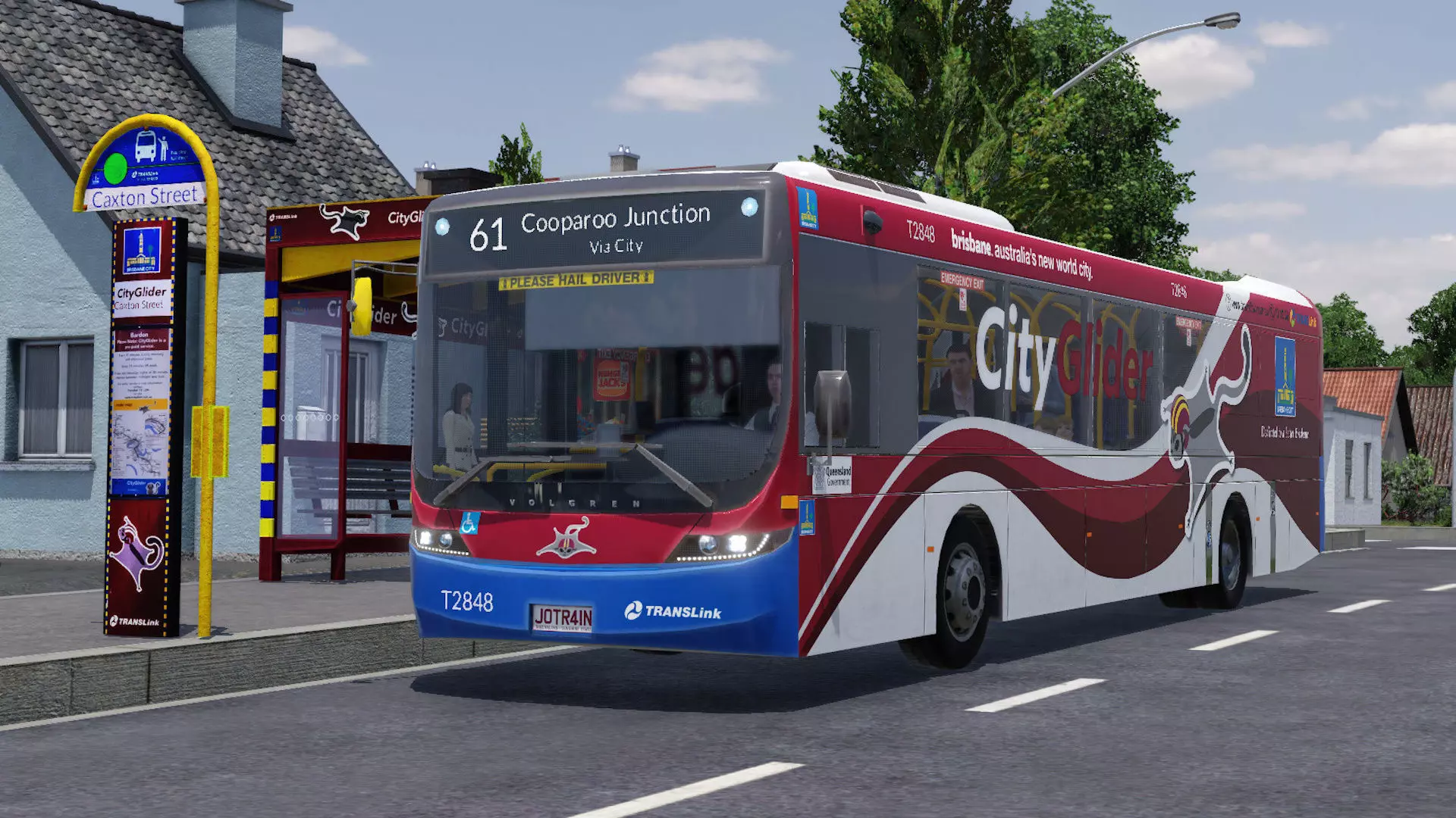 Australian Volvo B7RLE Volgren Optimus Bus 3D Model GameReady Low-poly 3D model_4