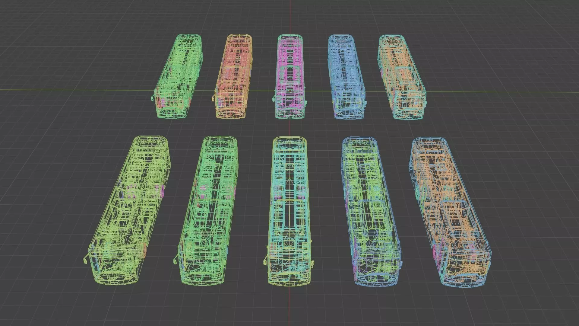 Australian Volvo B7RLE Volgren Optimus Bus 3D Model GameReady Low-poly 3D model_14