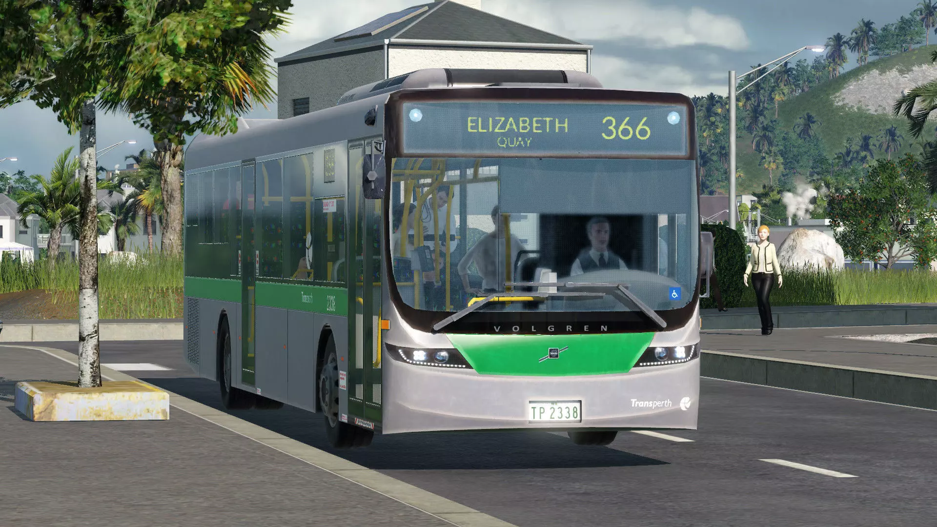 Australian Volvo B7RLE Volgren Optimus Bus 3D Model GameReady Low-poly 3D model_5