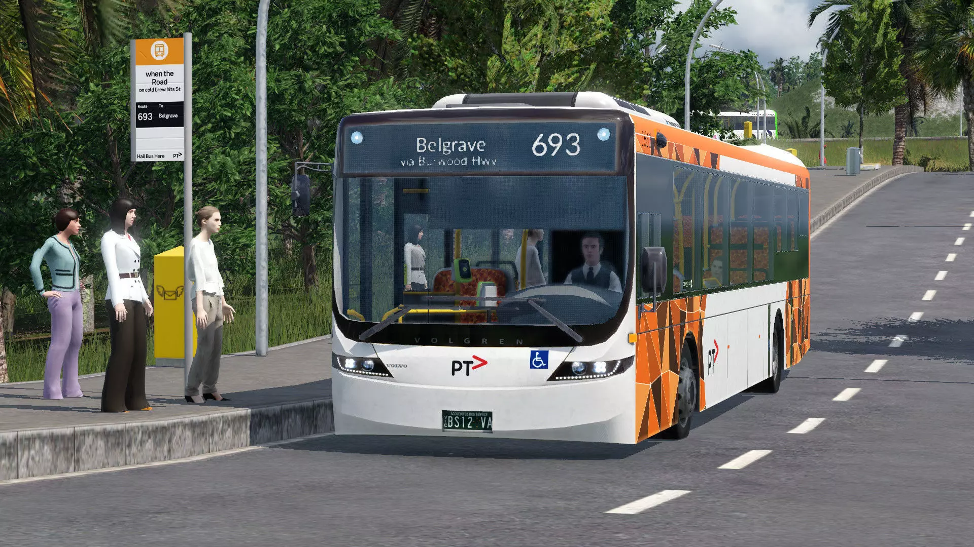 Australian Volvo B7RLE Volgren Optimus Bus 3D Model GameReady Low-poly 3D model_8