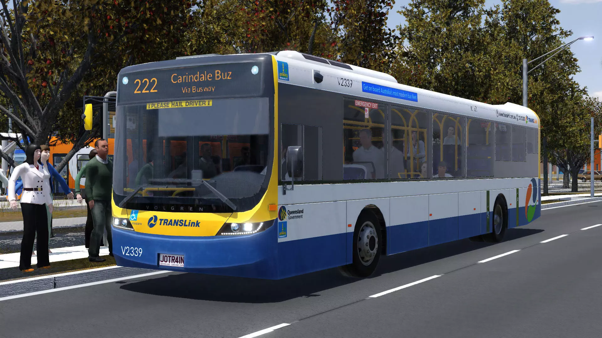 Australian Volvo B7RLE Volgren Optimus Bus 3D Model GameReady Low-poly 3D model_12