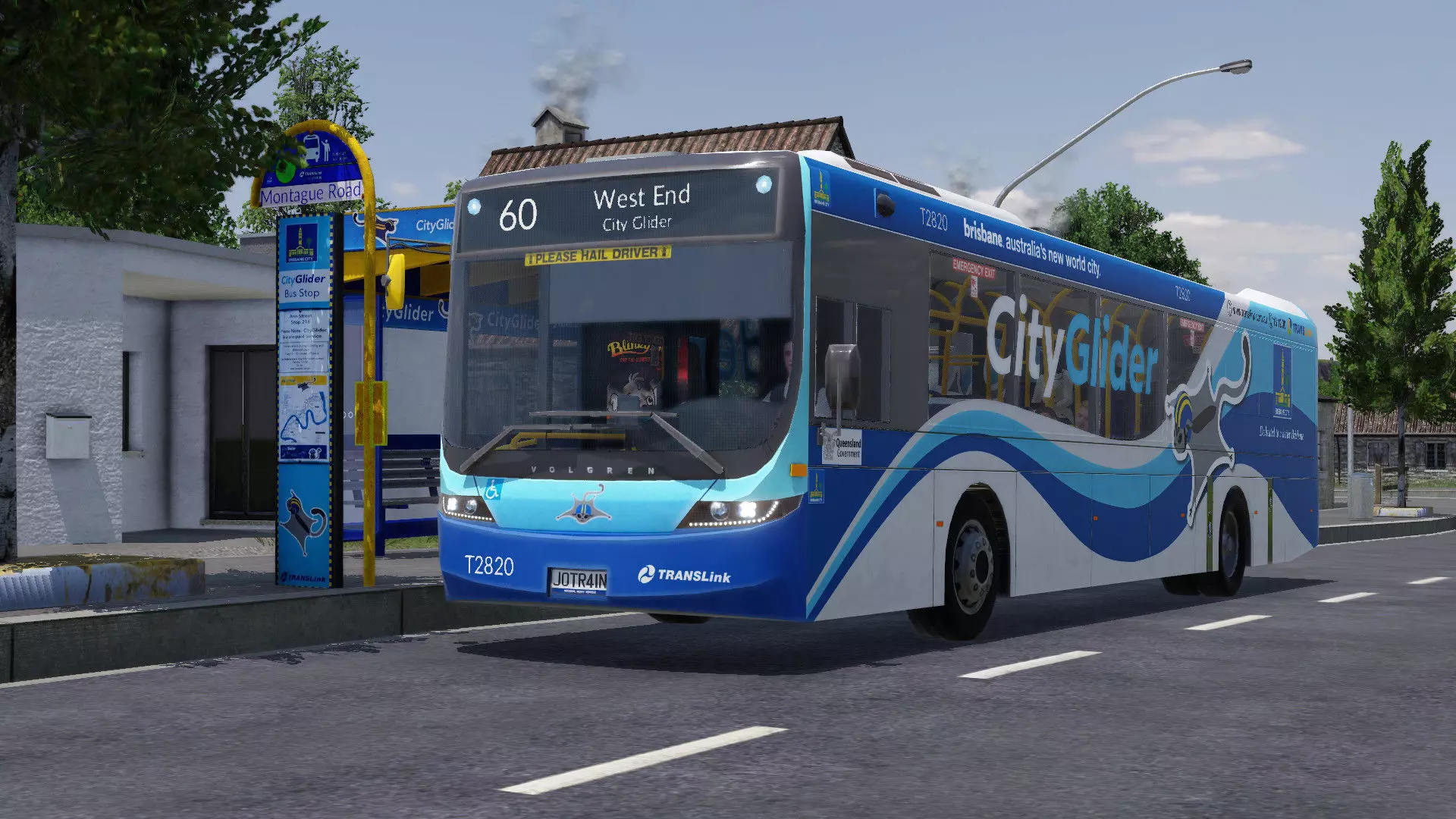Australian Volvo B7RLE Volgren Optimus Bus 3D Model GameReady Low-poly 3D model_2