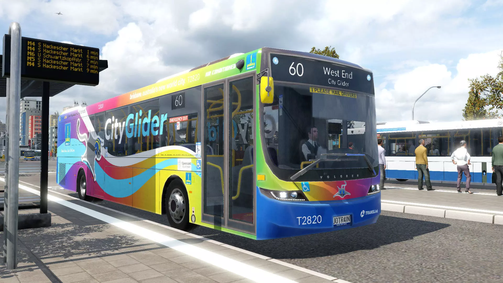 Australian Volvo B7RLE Volgren Optimus Bus 3D Model GameReady Low-poly 3D model_11