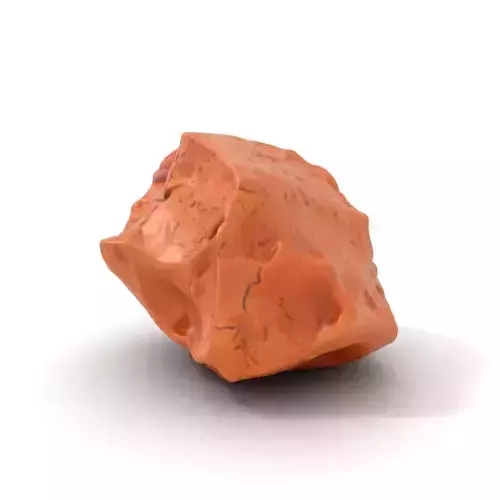 Textured Terracotta Rock model pack