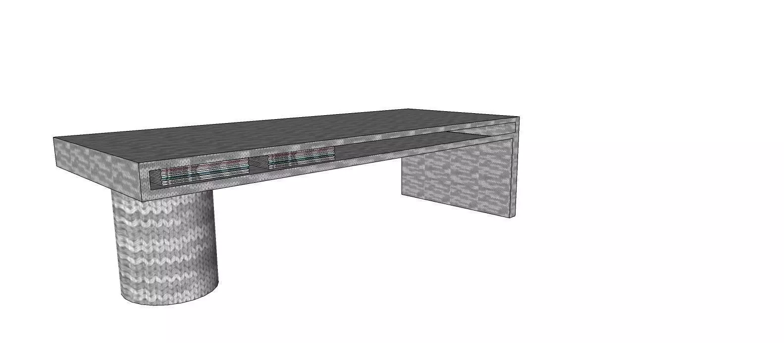 KNITTED TABLE 3D model_0