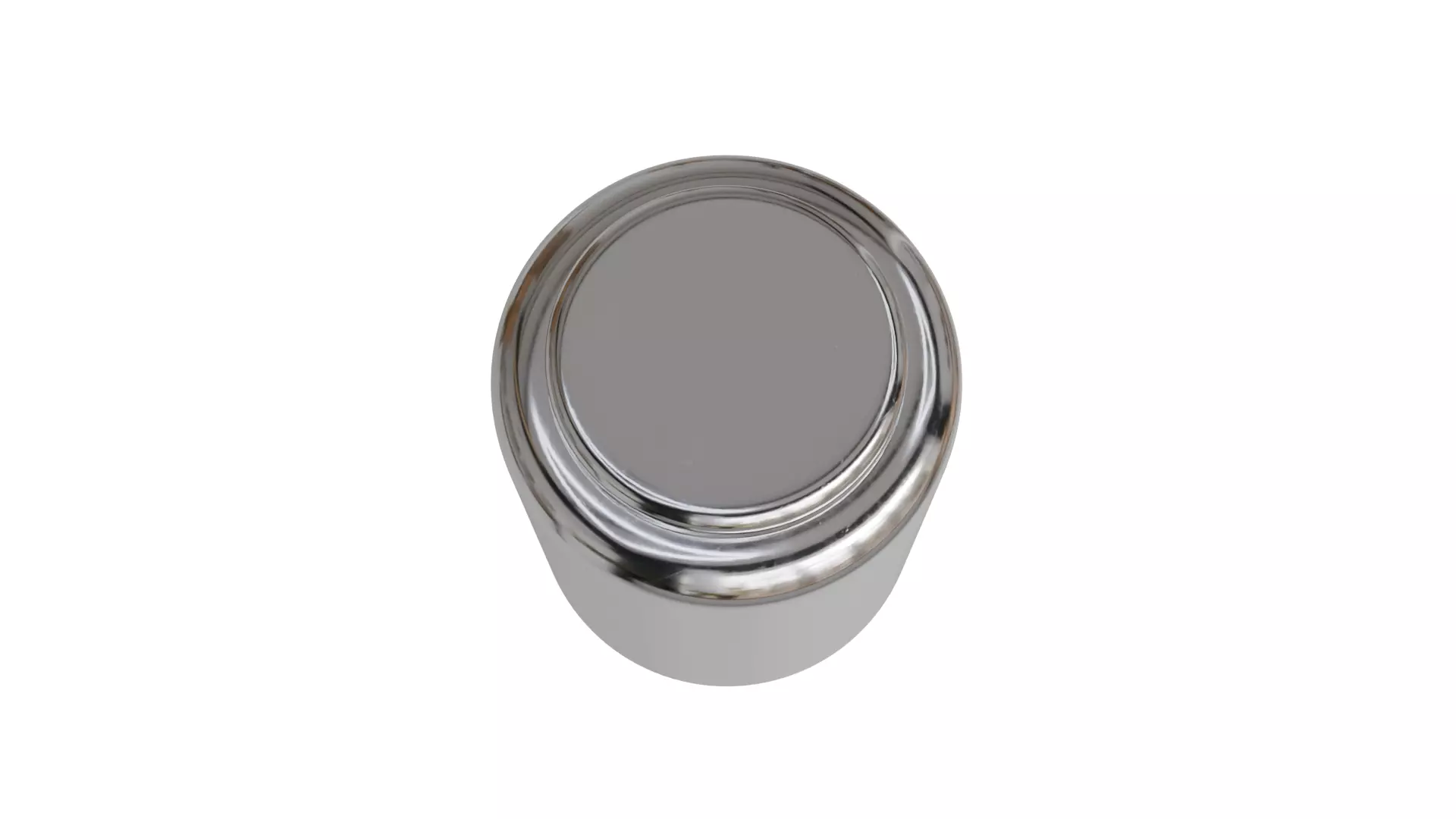 Aluminium Rounded Decorative Tin Can 3D model_7