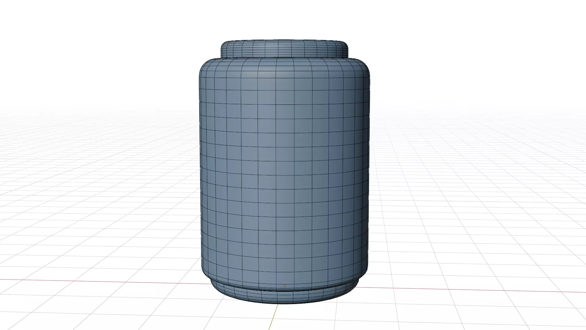 Aluminium Rounded Decorative Tin Can 3D model_12