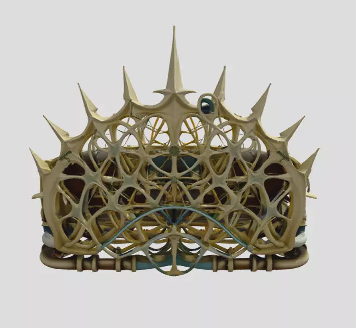 Aether Regent Sofa 3D model_3