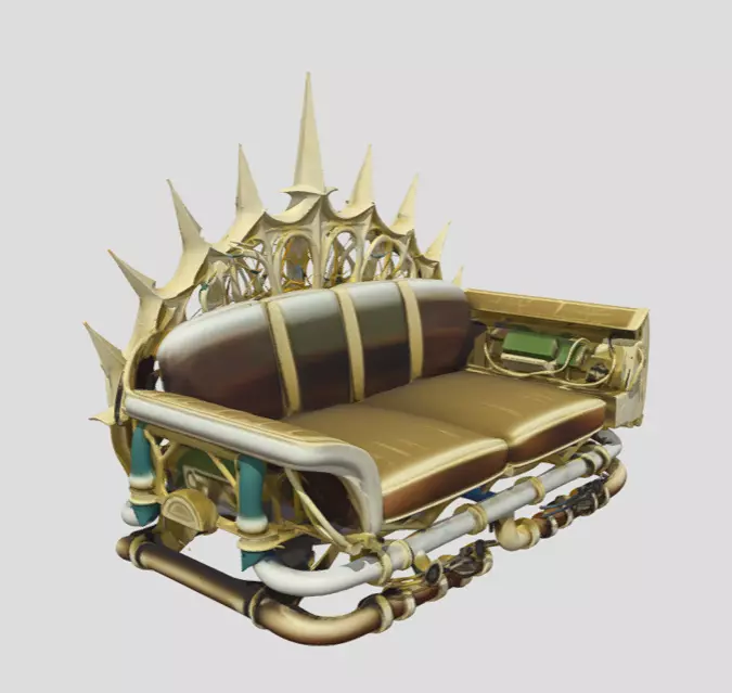 Aether Regent Sofa 3D model_1
