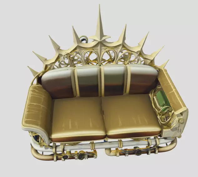 Aether Regent Sofa 3D model_4