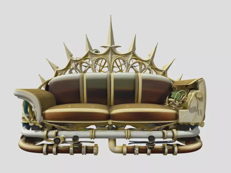 Aether Regent Sofa 3D model_0