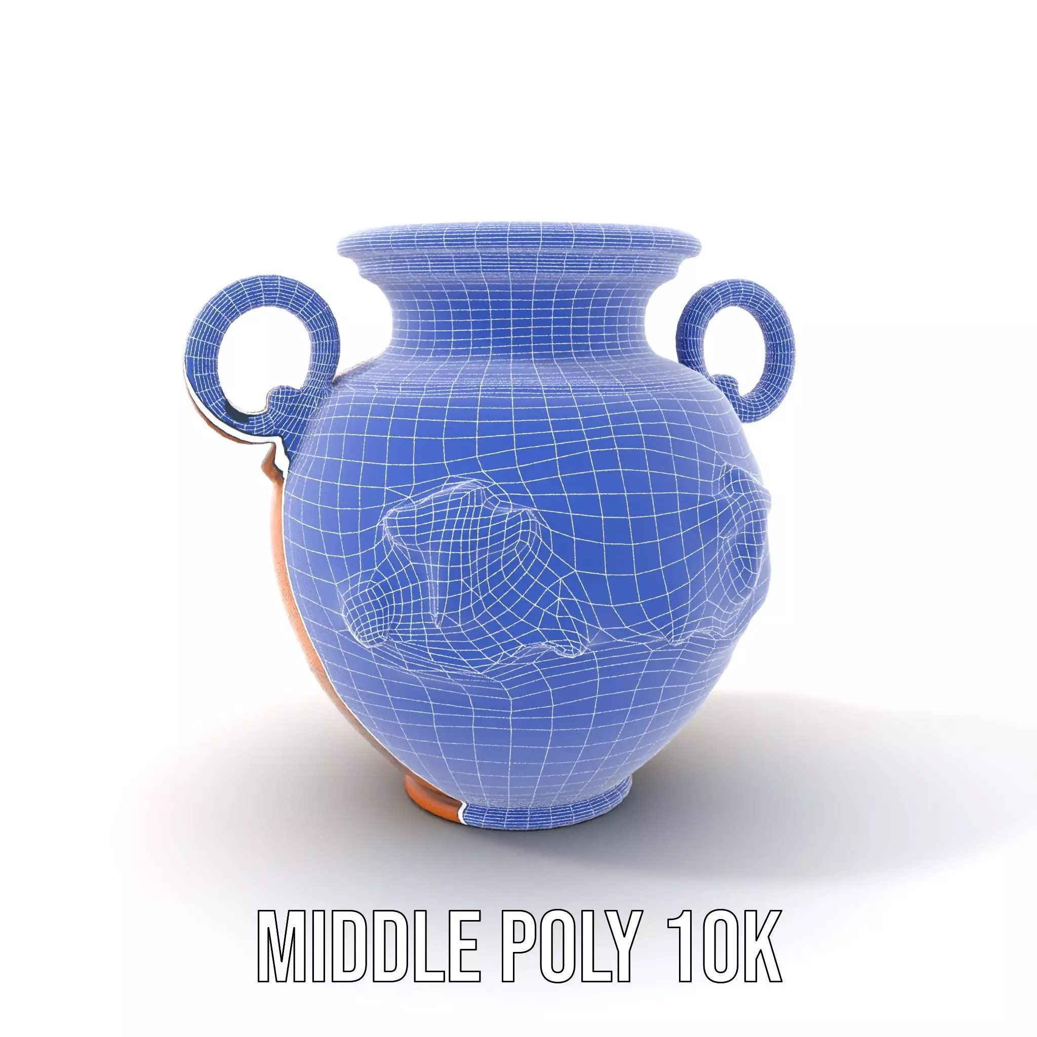 Classic Terracotta Vase model pack Low-poly 3D model_18