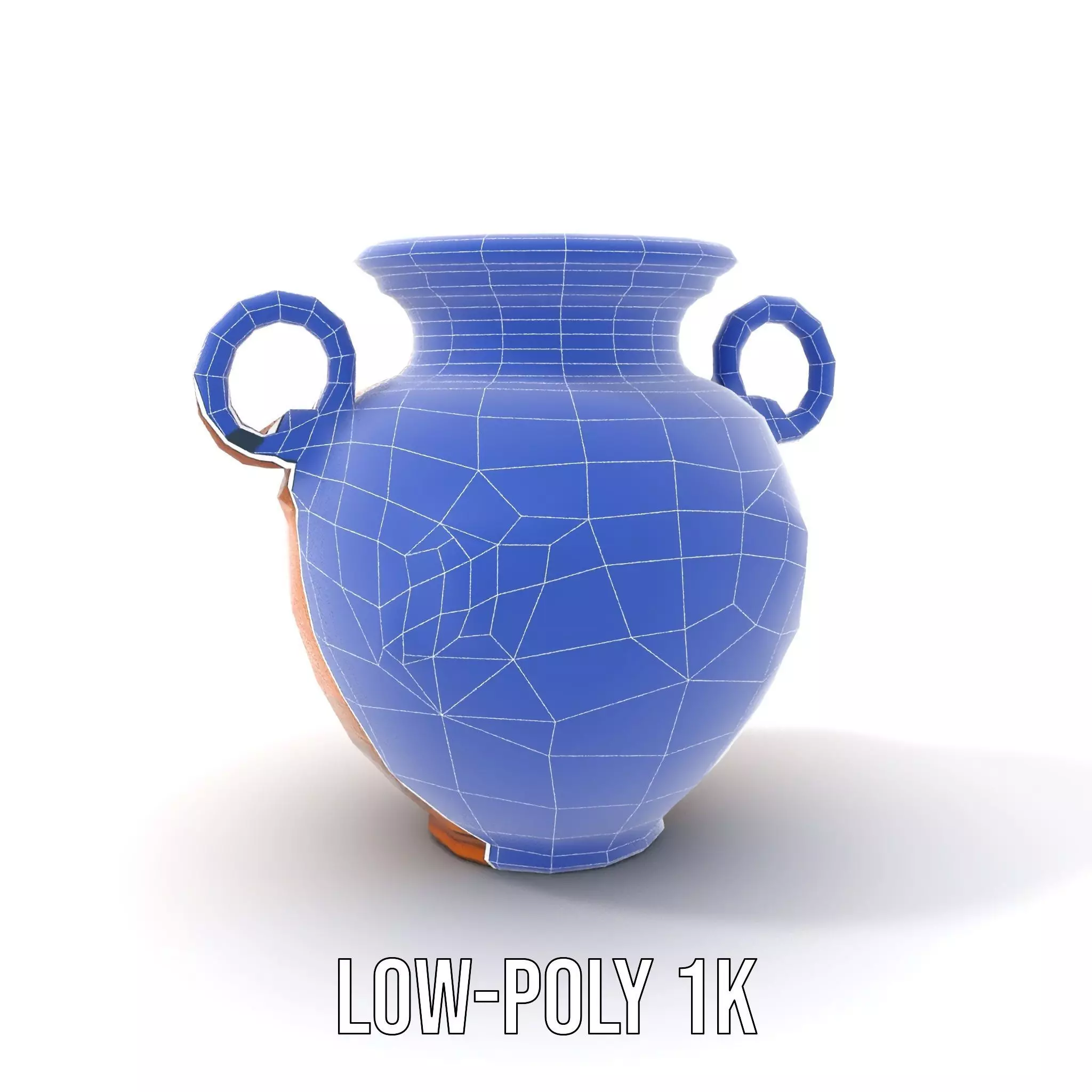 Classic Terracotta Vase model pack Low-poly 3D model_19