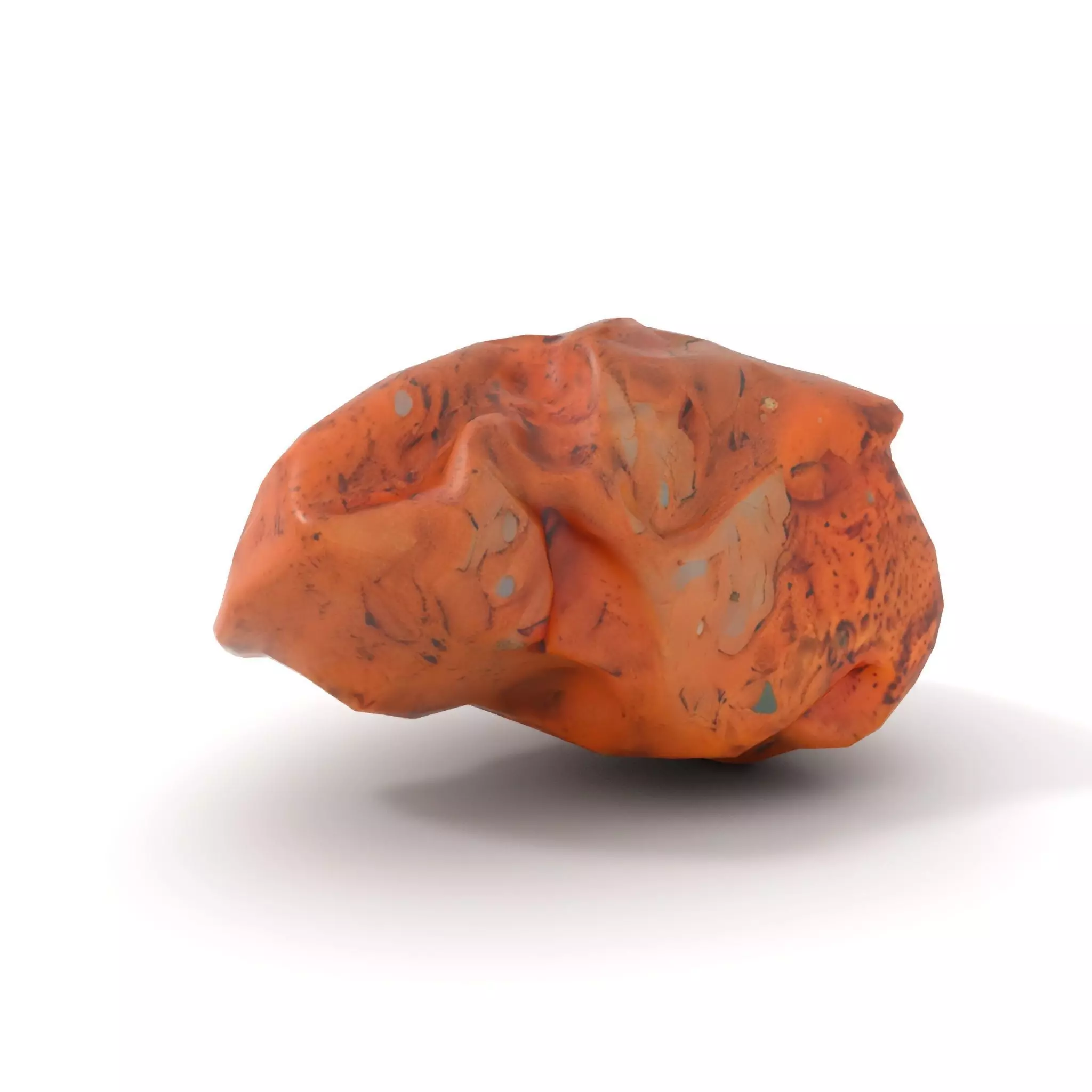 Rustic Terracotta Rock model pack Low-poly 3D model_9