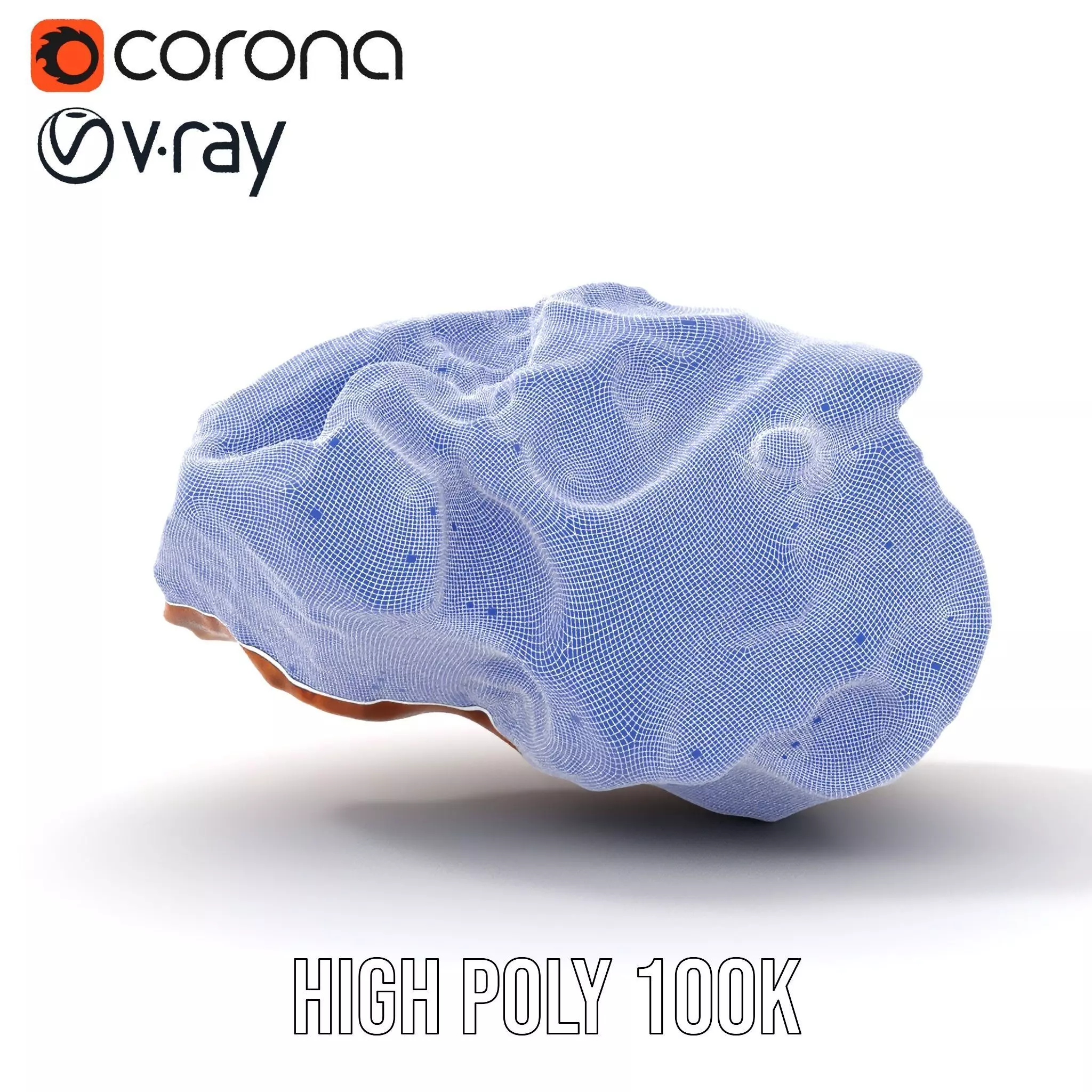 Rustic Terracotta Rock model pack Low-poly 3D model_33