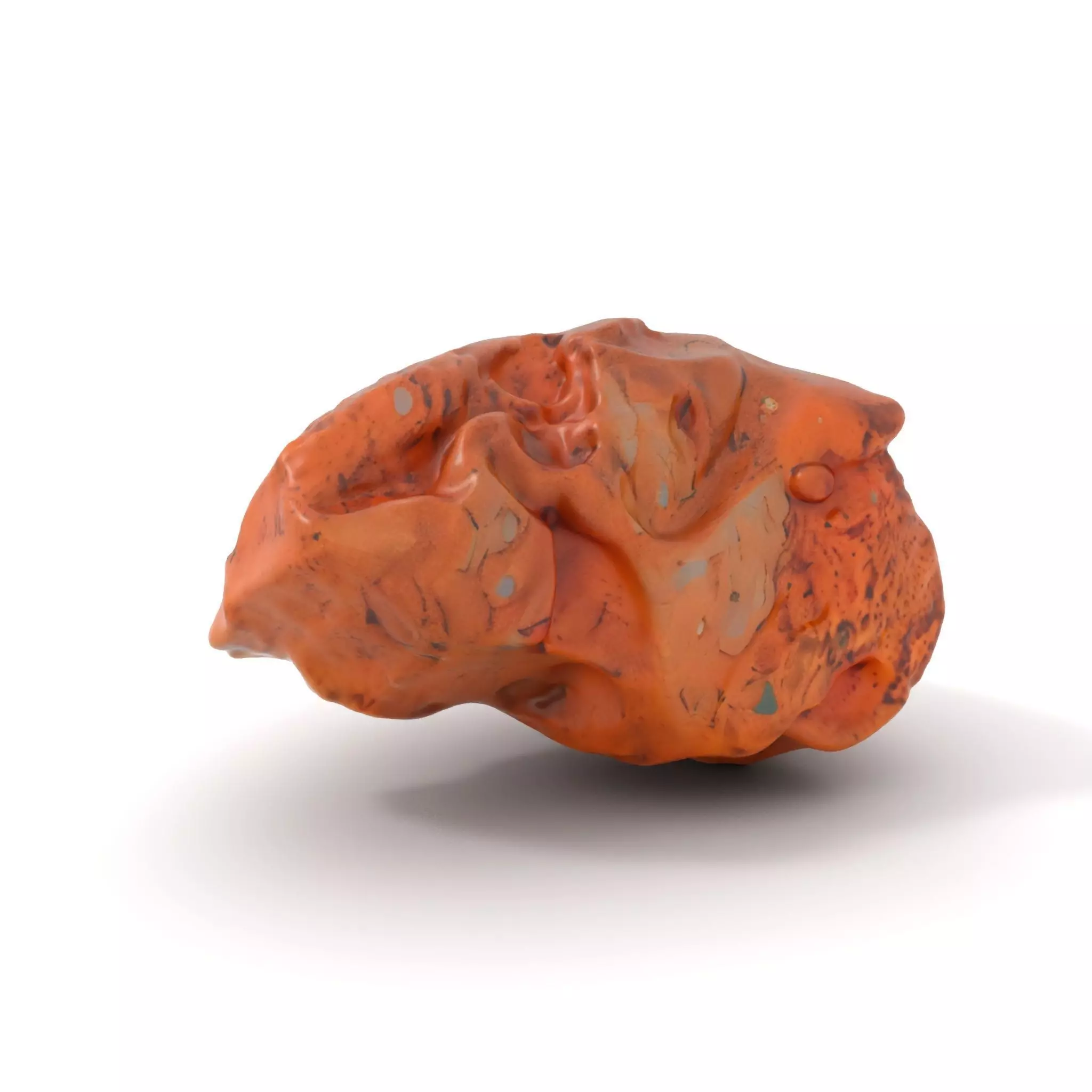 Rustic Terracotta Rock model pack Low-poly 3D model_0