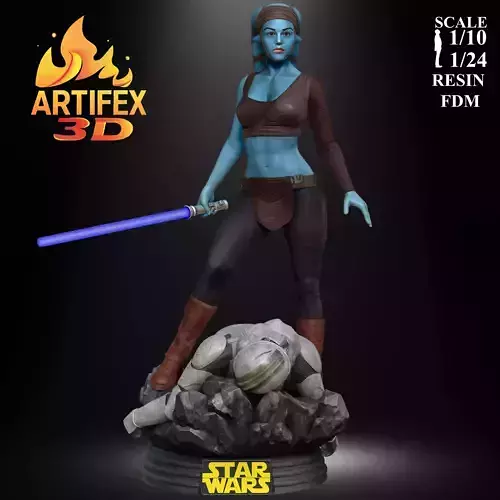 Aayla Secura 3D print model