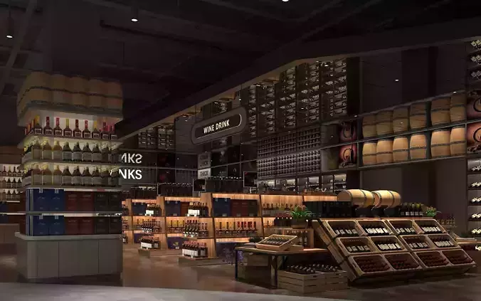 liquor store wineshop interior