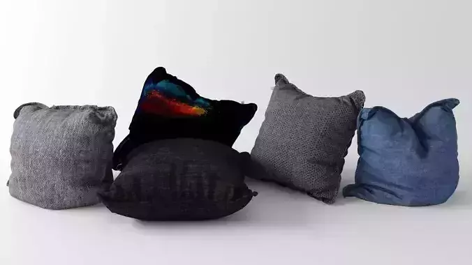 Pillow Set of pillows 3D model