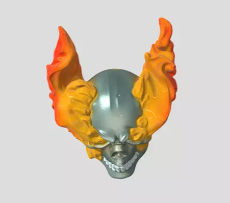 Infernal Warden Skull 3D model_4