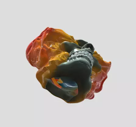 Infernal Warden Skull 3D model_5