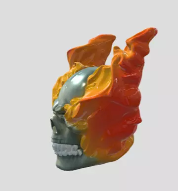 Infernal Warden Skull 3D model_2