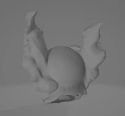 Infernal Warden Skull 3D model_7