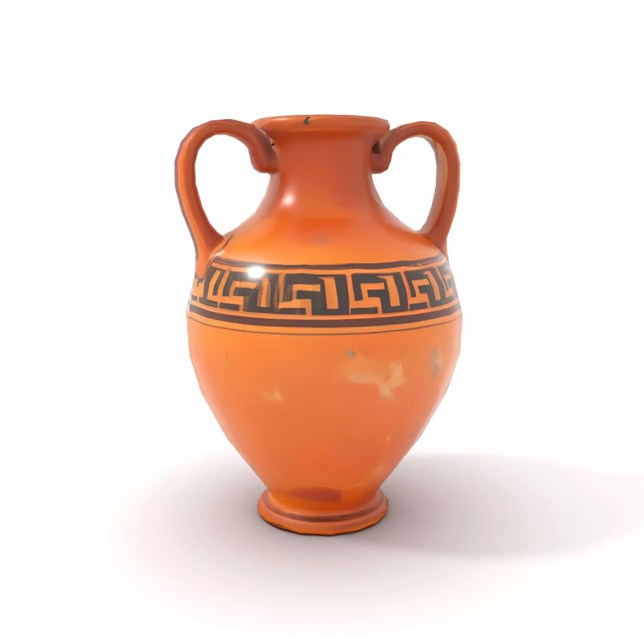 Antique Greek Amphora model pack Low-poly 3D model_9