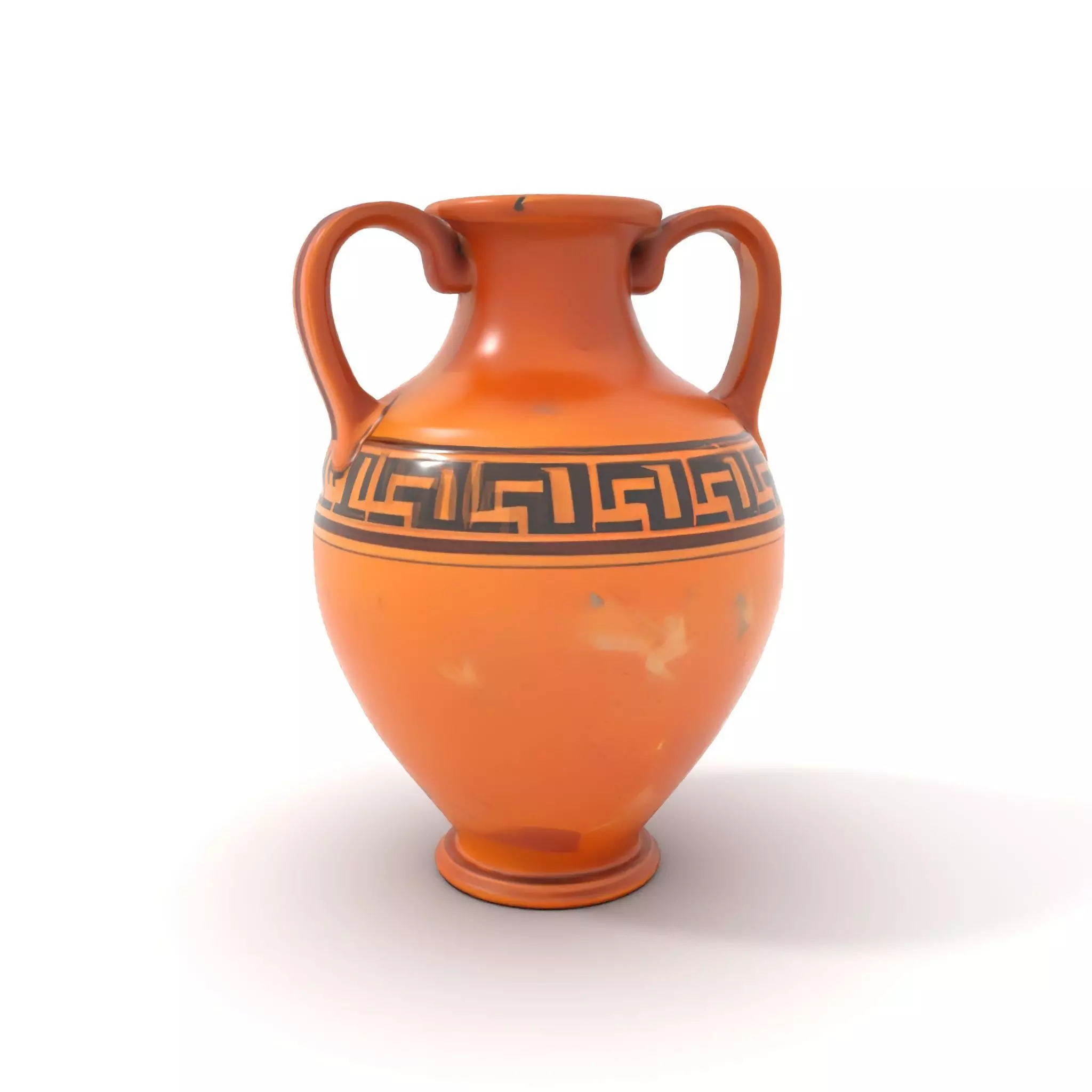 Antique Greek Amphora model pack Low-poly 3D model_0