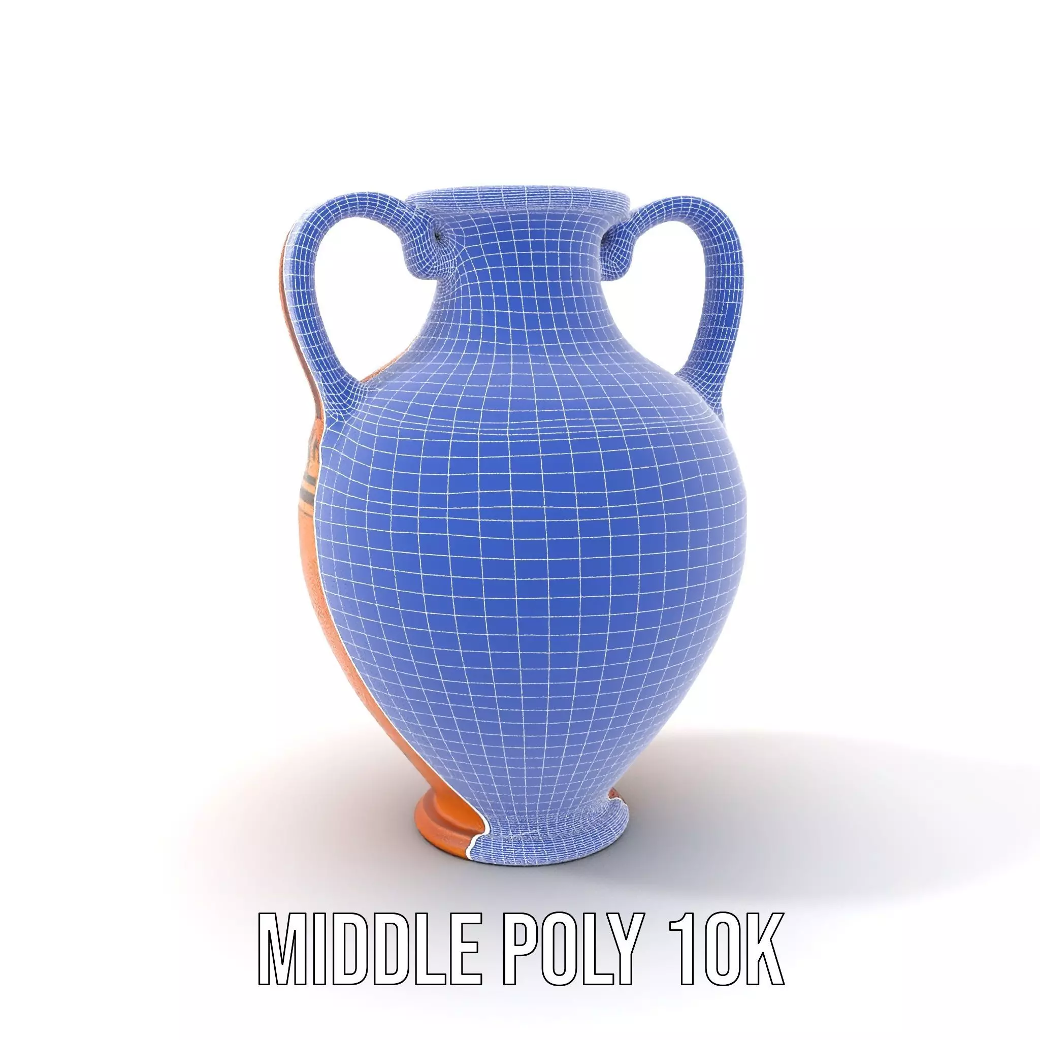 Antique Greek Amphora model pack Low-poly 3D model_27