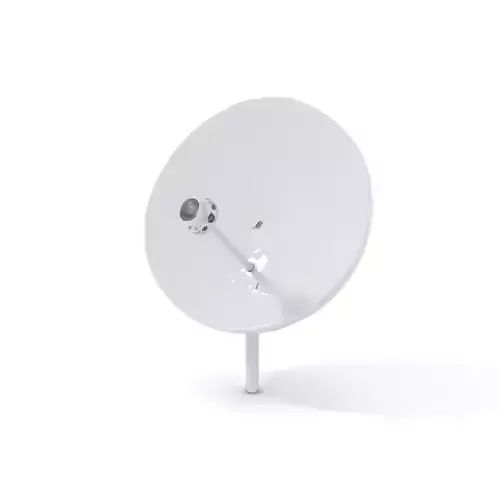 Minimalist Satellite Dish model pack Low-poly 3D model
