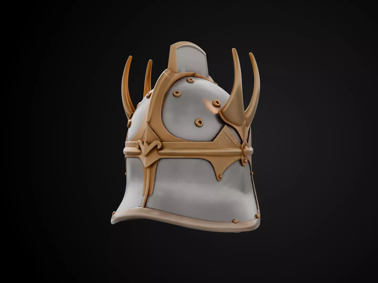 Stylized Numeror Helmet - Elendils Legacy Free 3D print model_5