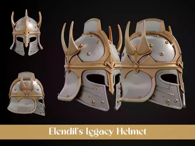 Stylized Numeror Helmet - Elendils Legacy
