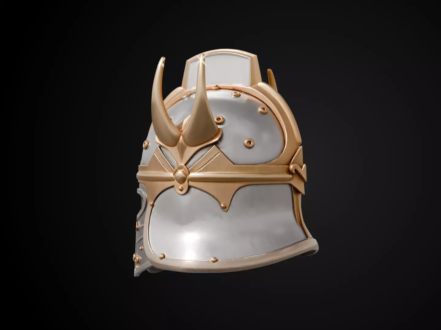 Stylized Numeror Helmet - Elendils Legacy Free 3D print model_8