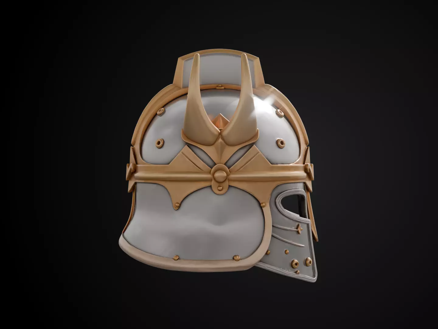 Stylized Numeror Helmet - Elendils Legacy Free 3D print model_3