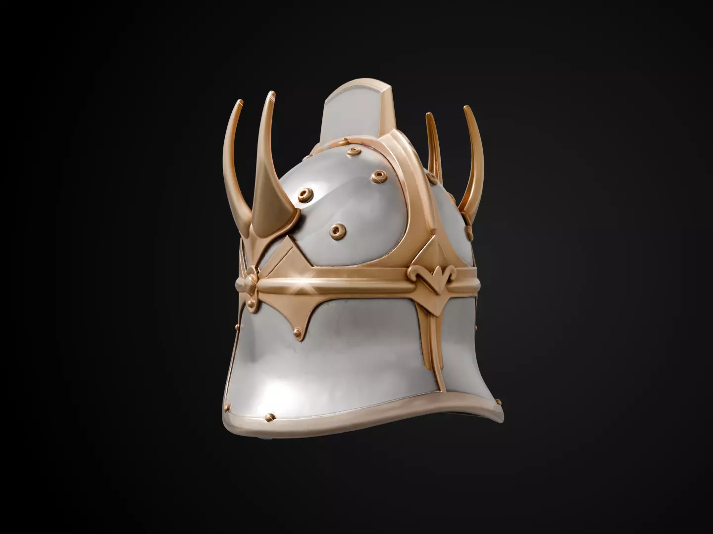 Stylized Numeror Helmet - Elendils Legacy Free 3D print model_7