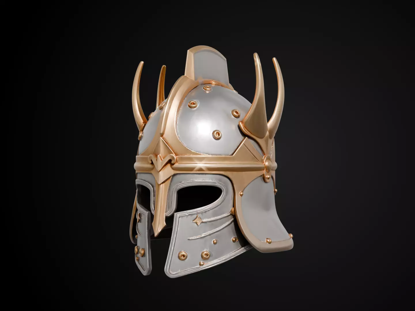 Stylized Numeror Helmet - Elendils Legacy Free 3D print model_11