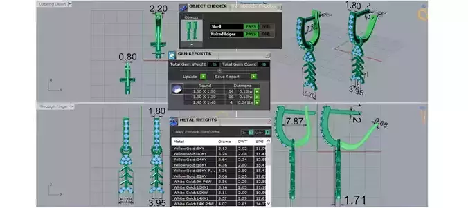 JEWELRY FISHBONE stl 3dm EARRINGS je0132