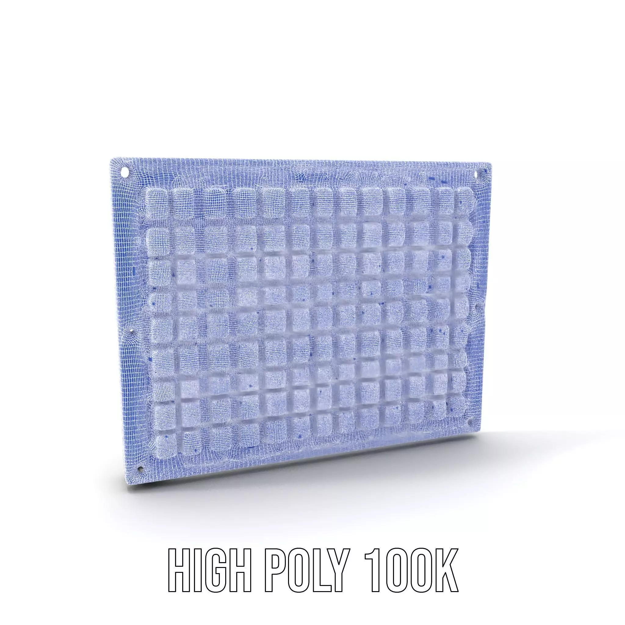 Industrial Grid Panel model pack Low-poly 3D model_4
