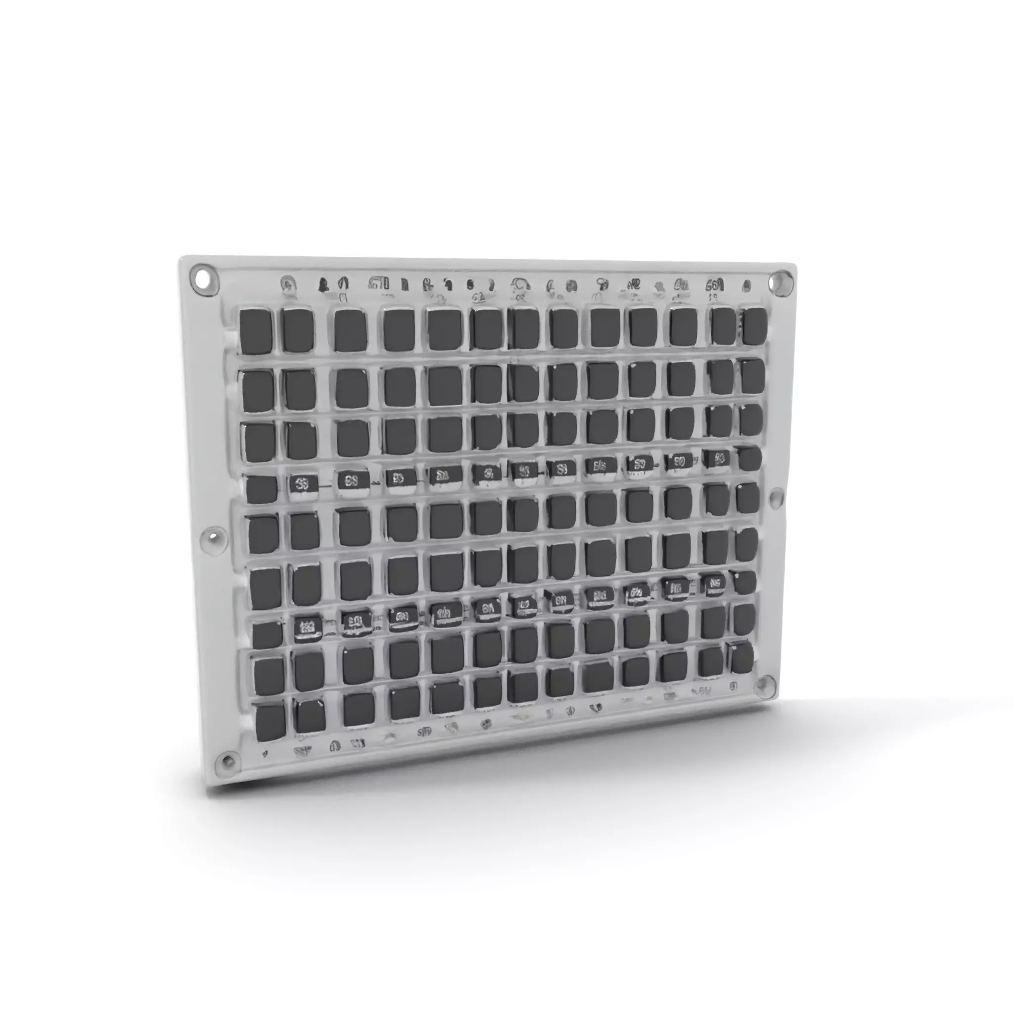 Industrial Grid Panel model pack Low-poly 3D model_0