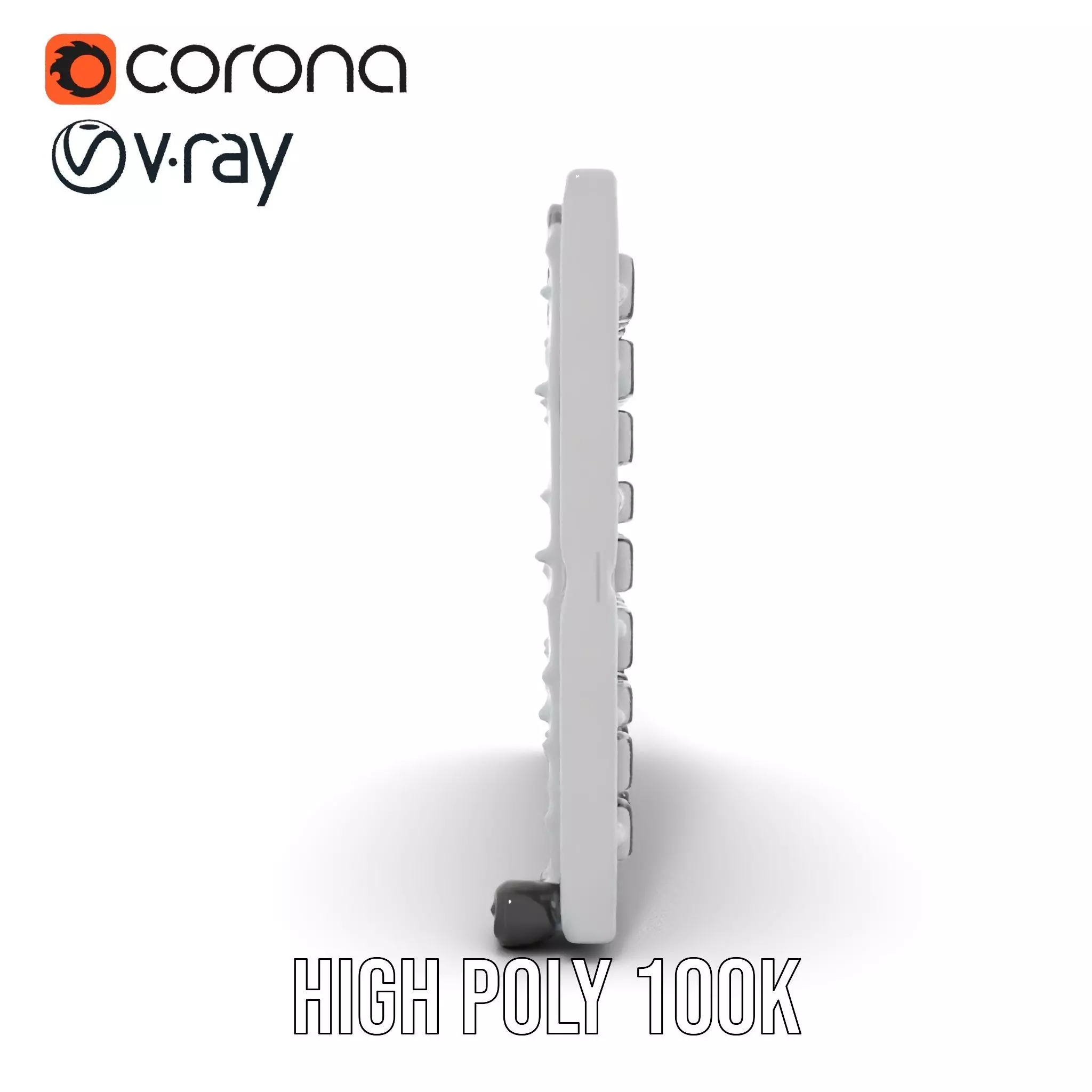 Industrial Grid Panel model pack Low-poly 3D model_23