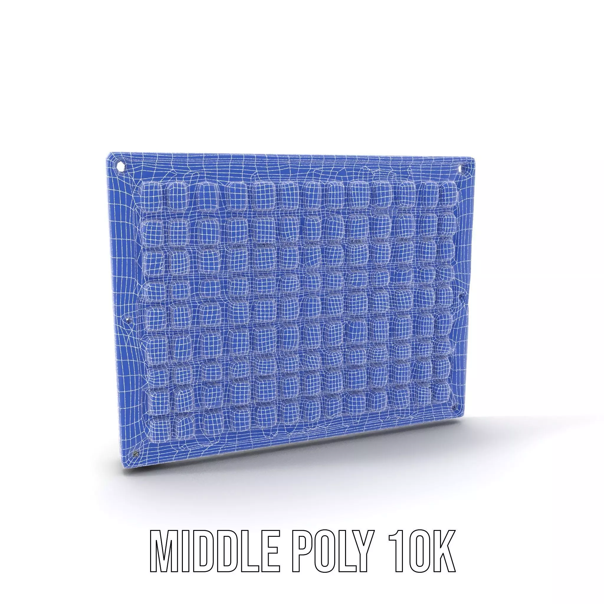 Industrial Grid Panel model pack Low-poly 3D model_18