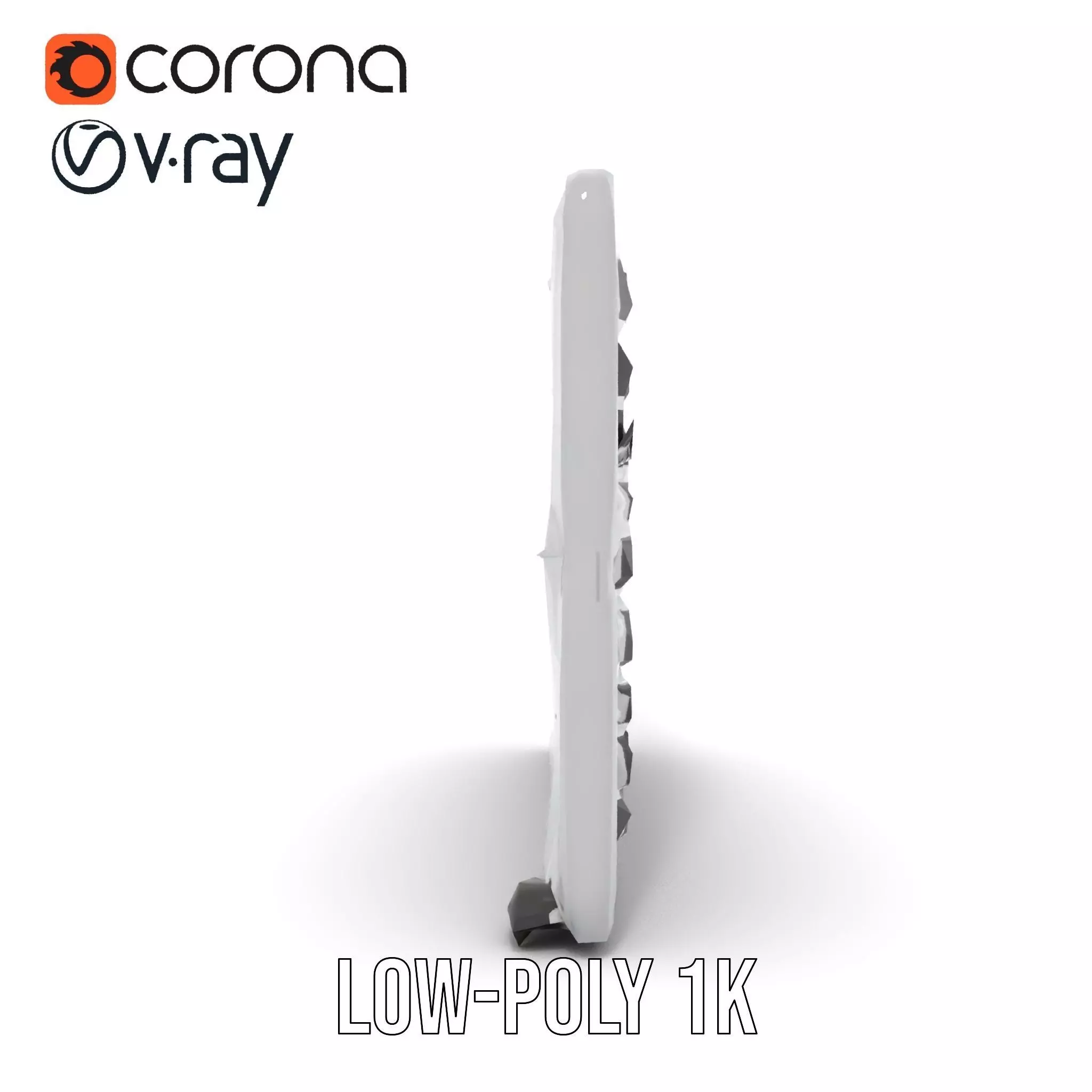 Industrial Grid Panel model pack Low-poly 3D model_25