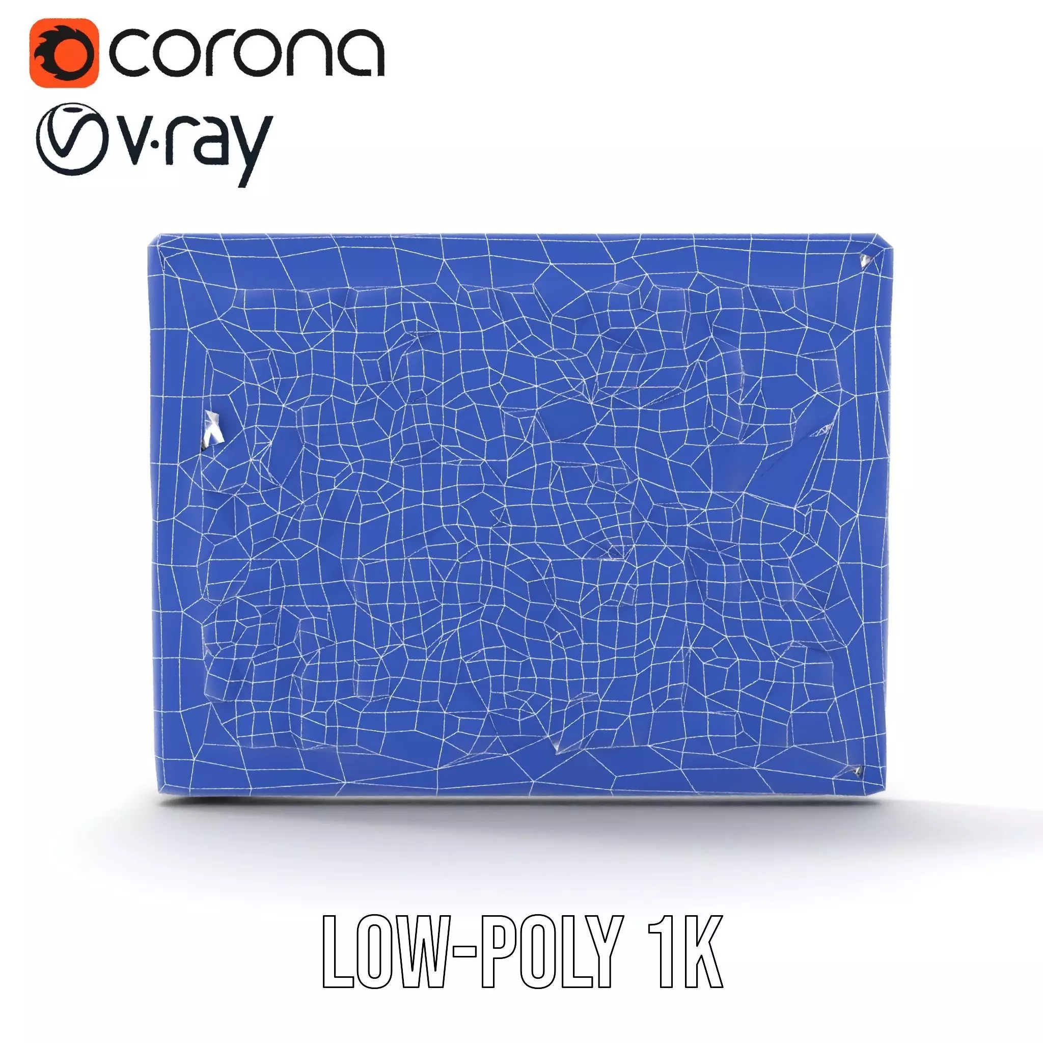 Industrial Grid Panel model pack Low-poly 3D model_22