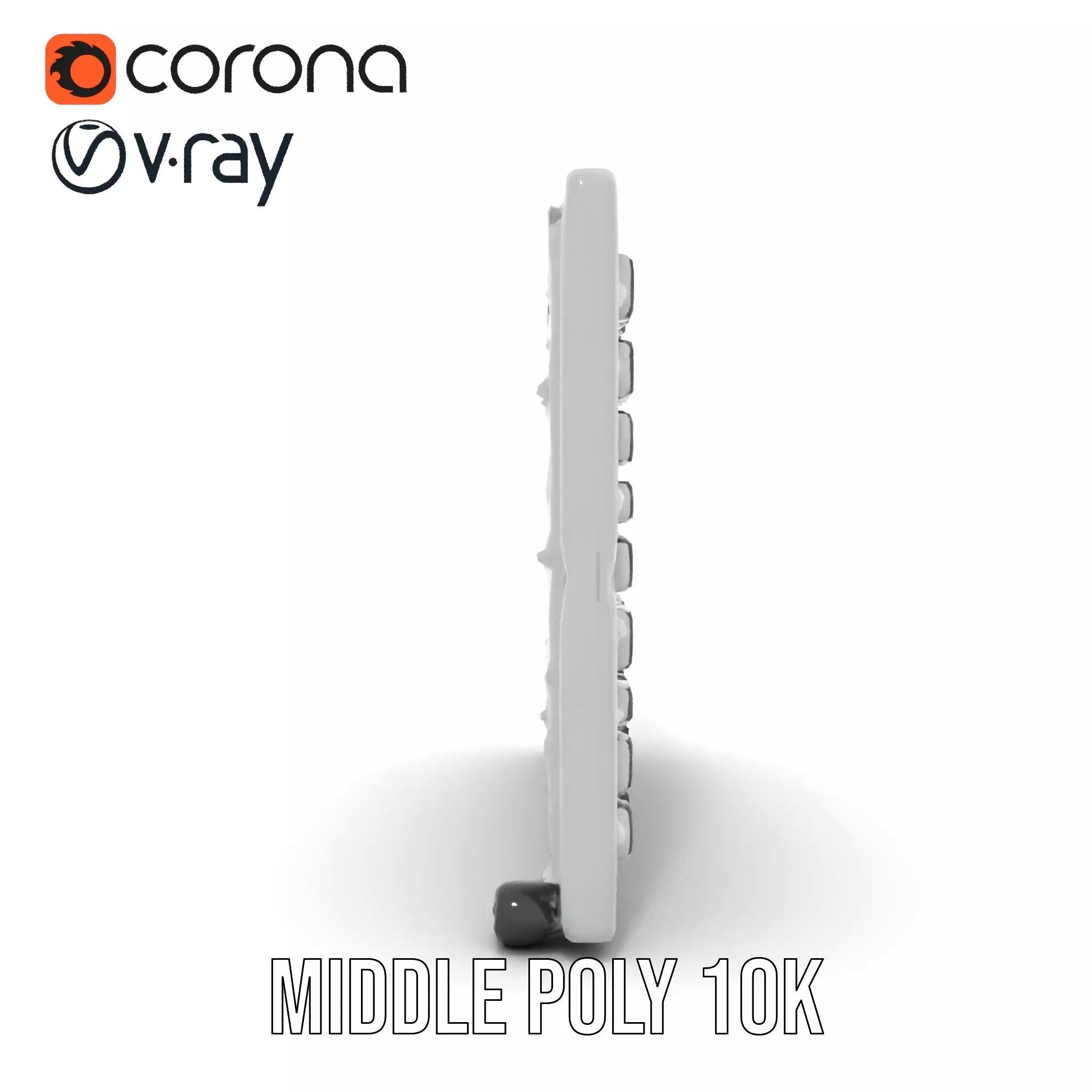 Industrial Grid Panel model pack Low-poly 3D model_6