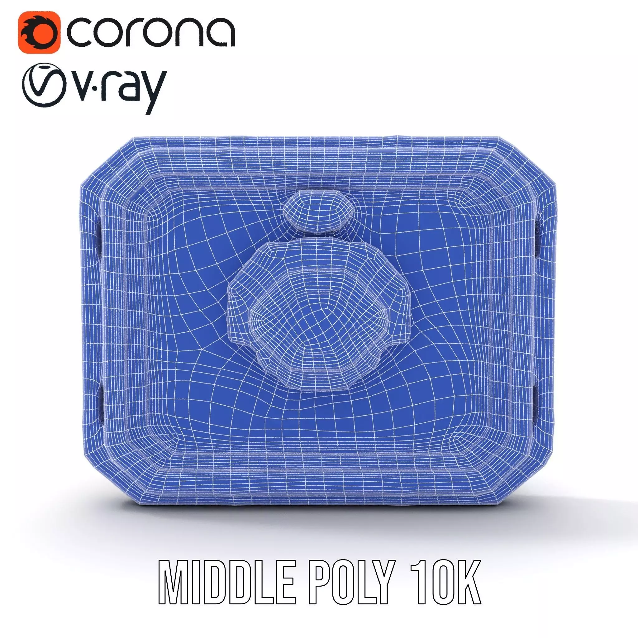 Futuristic Circuit Panel model pack Low-poly 3D model_30